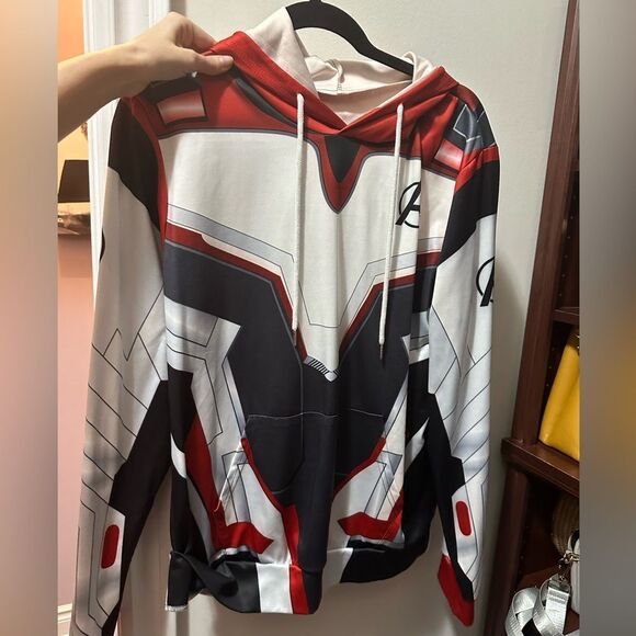 3D Marvel Cosplay Costume Pullover Hoodies Sweatshirt with Pockets - Picture 3 of 7